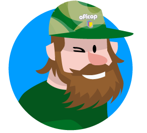 ilustracion politica privacidad, hombre guiñando ojo